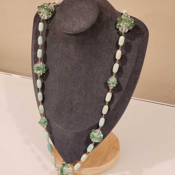 Brand New!! SWAROVSKI: Somnia Gold-Toned Crystal Necklace - Picture 2 of 9